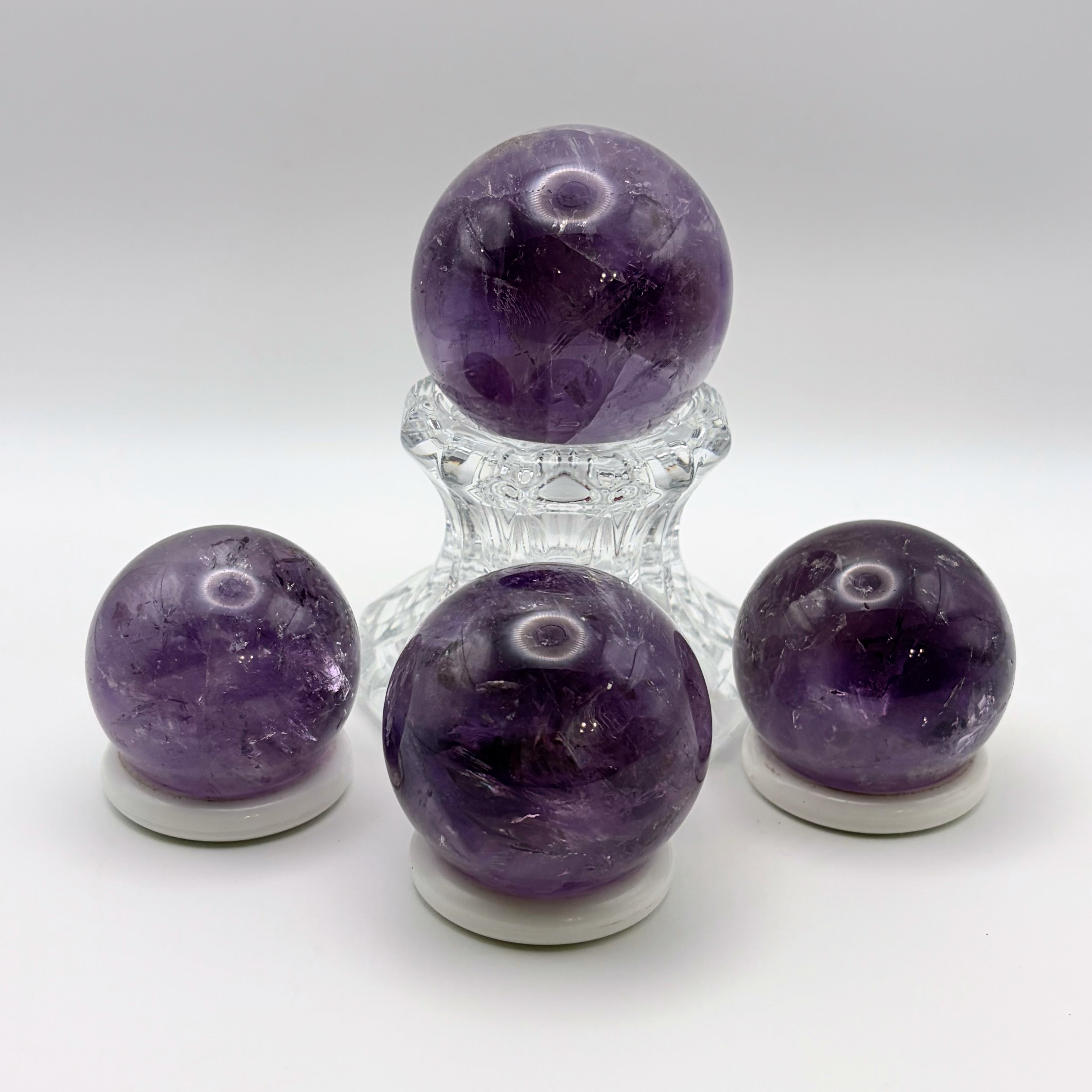 Amethyst Crystal Sphere