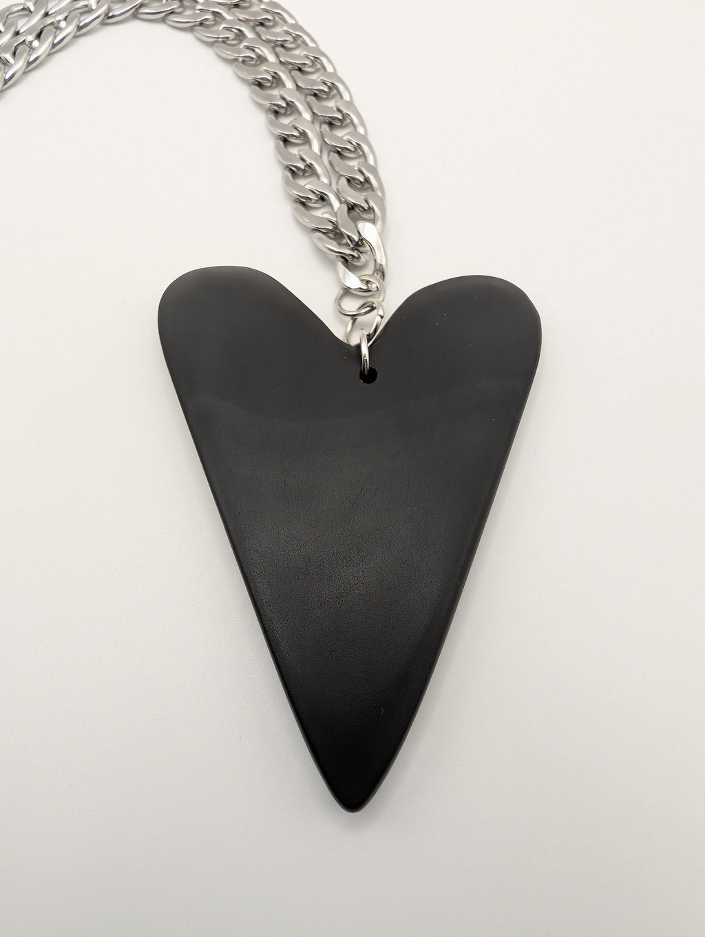 Rainbow Obsidian Heart Pendant - Josh